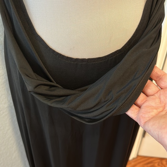 JIKI Monte Carlo Creations Made in France Black Gown w/Swarovski Crystals Sz 42 - Picture 8 of 14